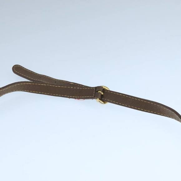 GUCCI GG Supreme Web Sherry Line Shoulder Bag PVC Beige Red Green Auth 109874 - Picture 8 of 16